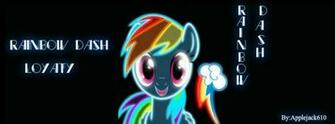 Rainbow Dash Wallpaper Time Line Neon By Applejack610
