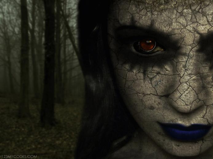 Myspace Background Gothic Red Eye Scary Background