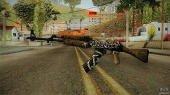 Cs Go Ak Wasteland Rebel Skin For Gta San Andreas