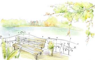 Landscape Color Drawing HD Wallpaper Net