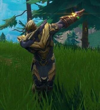Thanos Dab Fortnite Noah Gaming Wallpaper Epic Games