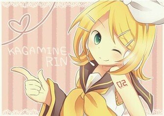 Kagamine Rin Vocaloid Detached Sleeves Wallpaper