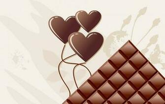 Valentine Chocolate Bar Wallpaper