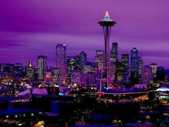 Wallpaper Seattle By Night Washington Usa X Desktop