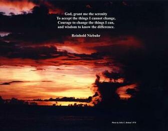 Serenity Prayer Background