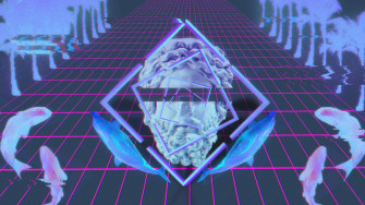 Abstract Purple Aesthetic Laptop Wallpaper
