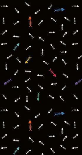 Fishbone Wallpaper QHD Graffiti