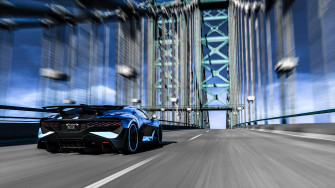 Wallpaper 4k Gta V Bugatti Divo On Highway