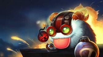 Liga Ng Mga Alamat Larawan Poro Ziggs HD Wolpeyper And Background