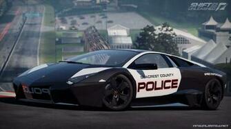 Lamborghini Reventon Police Car Wallpaper