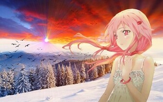 Anime Winter Beautiful Girl In Wallpaper