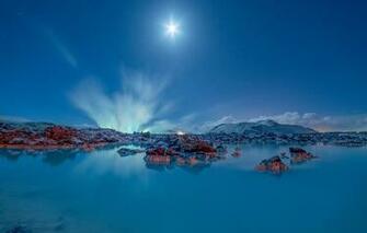 Wallpaper Blue Lagoon Grindavik Iceland The Grindav K