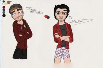 Markiplier And Jacksepticeye Wallpaper By Cypher Boss