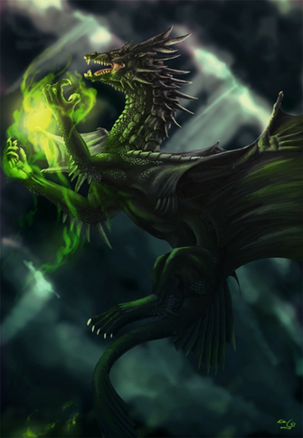 Black Dragon By Elen89