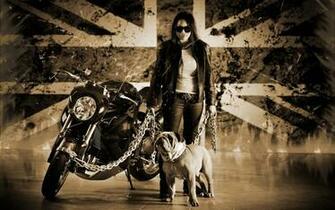 Triumph Speed Three Bulldog Custom Edition Motorcycle Wallpaper