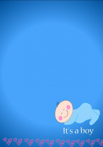 Baby Boy And Girl Printable Shower Invitations