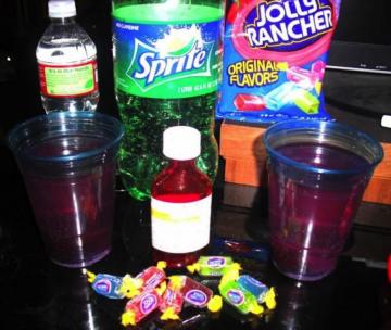 True Gangster Wallpaper Of Sizzurp Purple Drank And