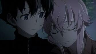 Yukiteru And Yuno Future Diary Wallpaper Anime