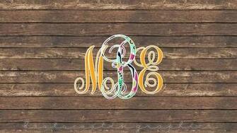 Desktop Wallpaper Monogram Lilly Pulitzer And