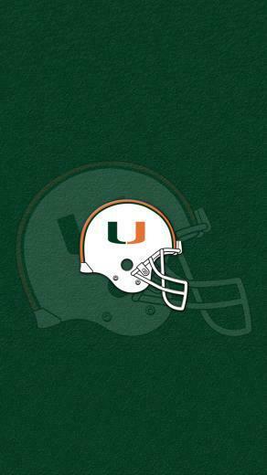 Miami Hurricanes iPhone Wallpaper