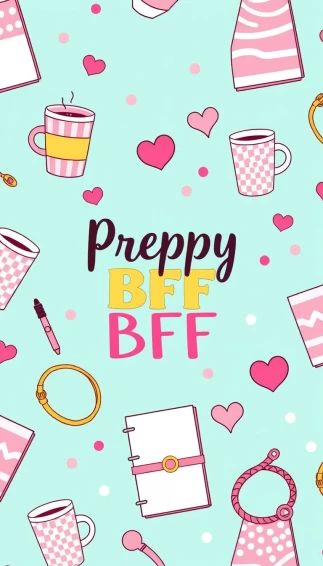 Preppy Bff Wallpaper