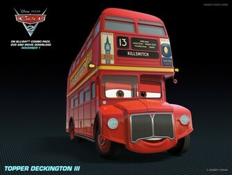 Comtopper Deckington Disney Pixar Cars Wallpaper