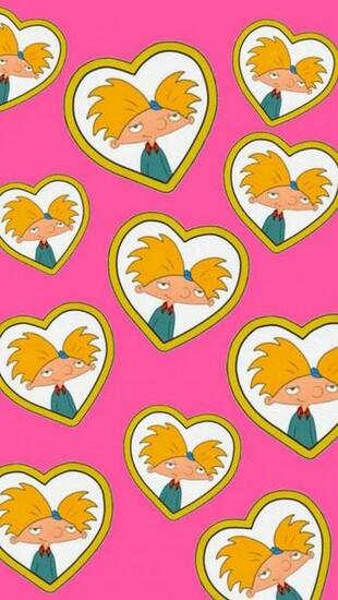 Android Arnold Cute Heart Helga Hey iPhone Ipod