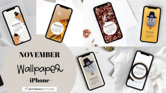 November Calendar Wallpaper Cute iPhone Background