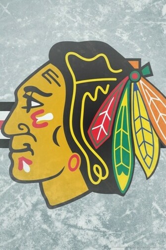 Chicago Blackhawks iPhone Wallpaper Black Hawks Logo For