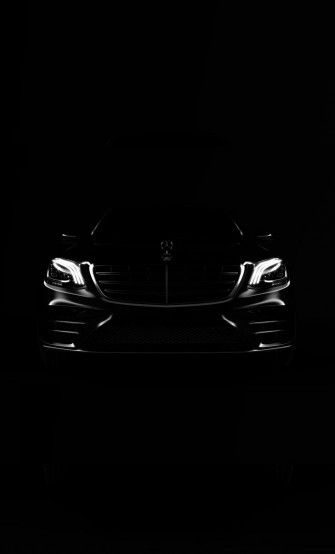Portrait Dark Car Mercedes Benz Wallpaper