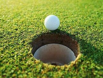 Golf Ball Near Hole Wallpaper Pictures