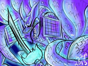 Susanoo Kyuubi By Alexsbabybear