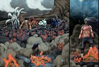Madara Uchiha Image V S Tailed Beasts HD Wallpaper And