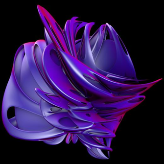 Skew Warped 3d Shapes Abstract Stock Art By Chroma Supply
