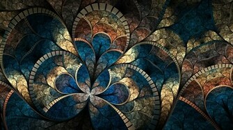 Abstract Fractal Cg Digital Art Artistic Pattern Psychedelic Wallpaper
