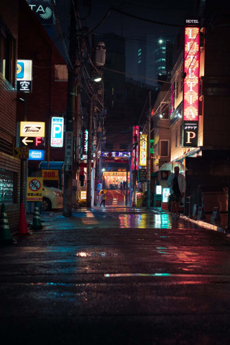 Night Street Wallpaper