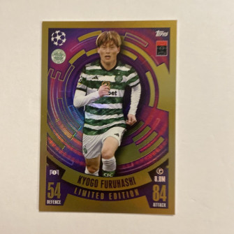 Topps Match Attax Kyogo Furuhashi Limited Edition Card Le27
