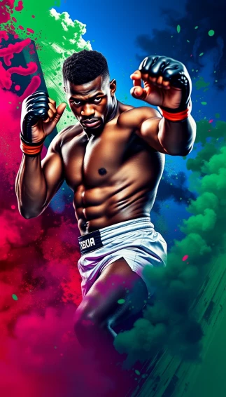 Israel Adesanya Phone Wallpaper