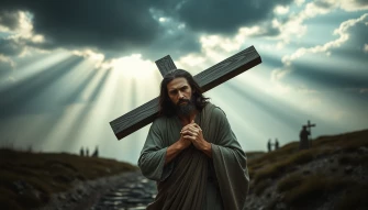 Jesus Carrying The Cross Wallpaper