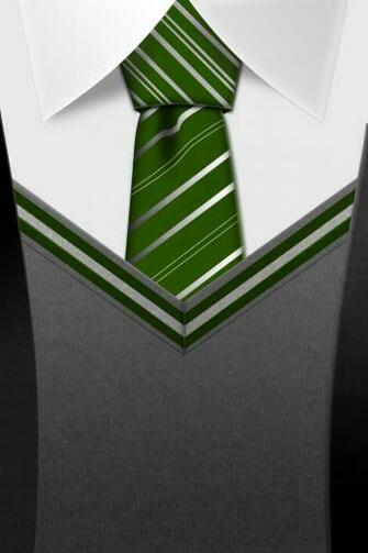 Slytherin Tie HD iPhone Wall By Tinsdar