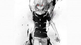 Black And White Anime Wallpaper