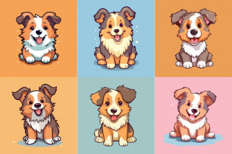 Cute Cartoon Dog Wallpaper