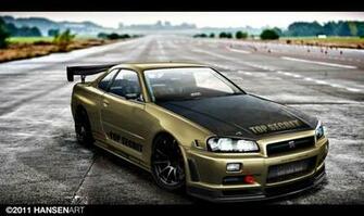 Nissan Skyline Gtr R34 By Ilpoli Desktop Wallpaper