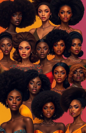 Beautiful Black Women Wallpaper