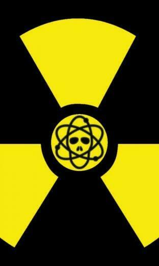 Yellow Symbol Radioactive Radiation Simple Wallpaper