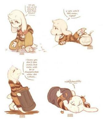 Spoiler Undertale Asriel By Prochaine