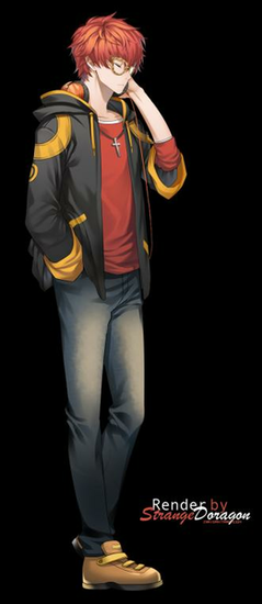 Mystic Messenger Seven Render By Strangedoragon