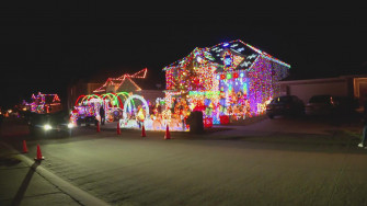 Frisco Home Featured In The Great Christmas Light Fight Wfaa