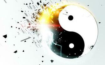 Digital Art Explosion Yin And Yang Resolution