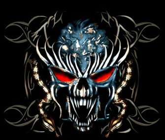 Creepshow Dark Horror Skull Fg Wallpaper